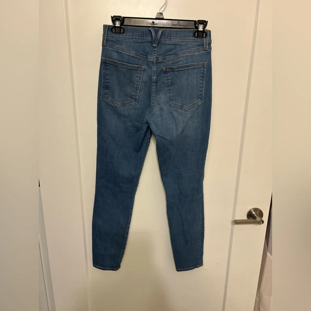 Veronica Beard Debbie High-Rise Skinny Blue Jeans